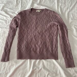 LOFT mauve sweater